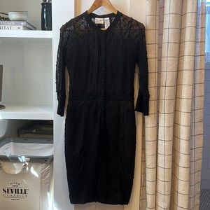 Beguile by Byron Lars for Anthropologie. Knit dress. Size 6. Black.